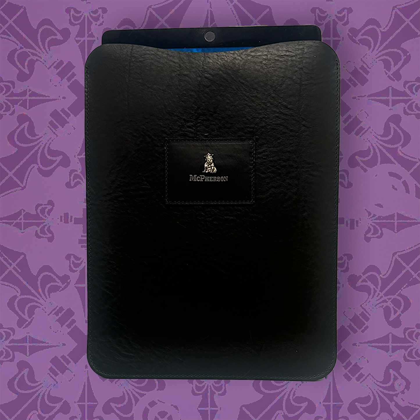 Bronson Black Leather iPad Case