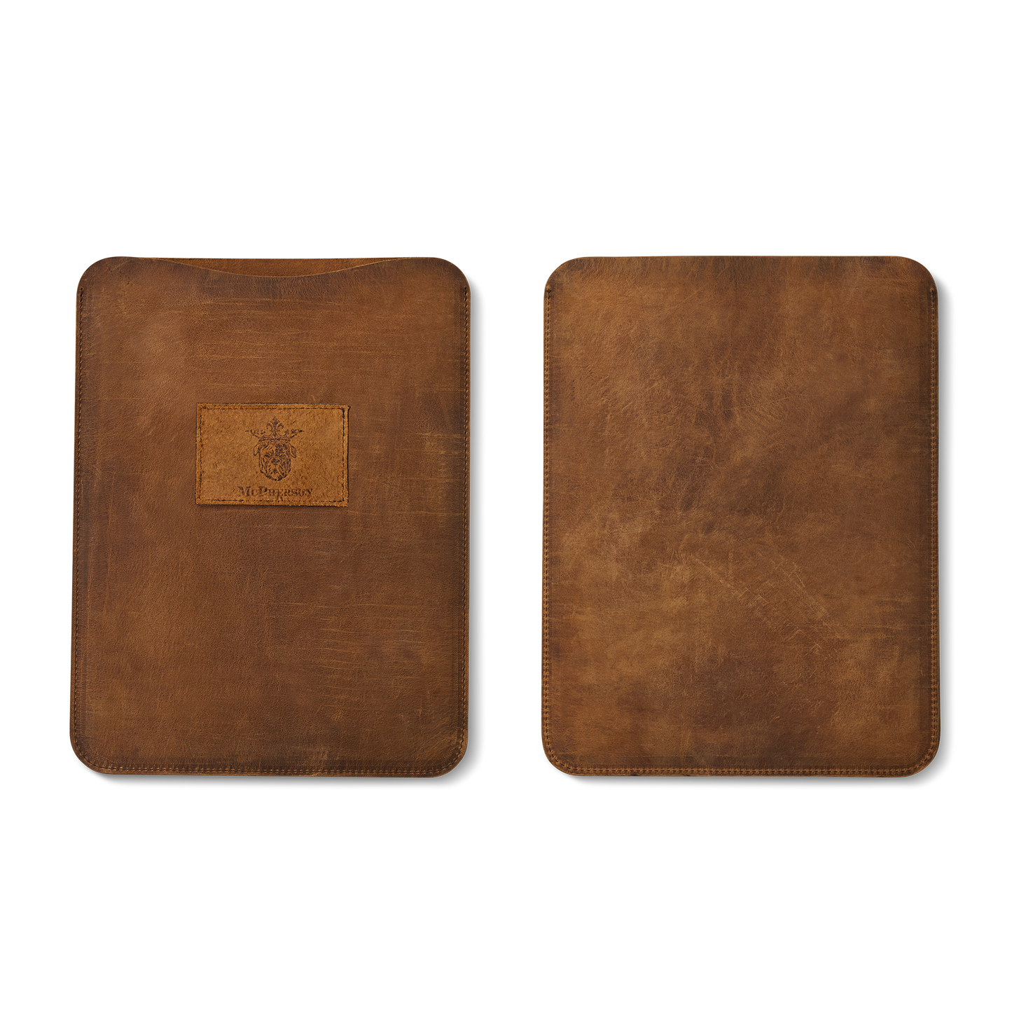 Bronson iPad Case Distressed Nubuck Cowhide-Chestnut 12.9"