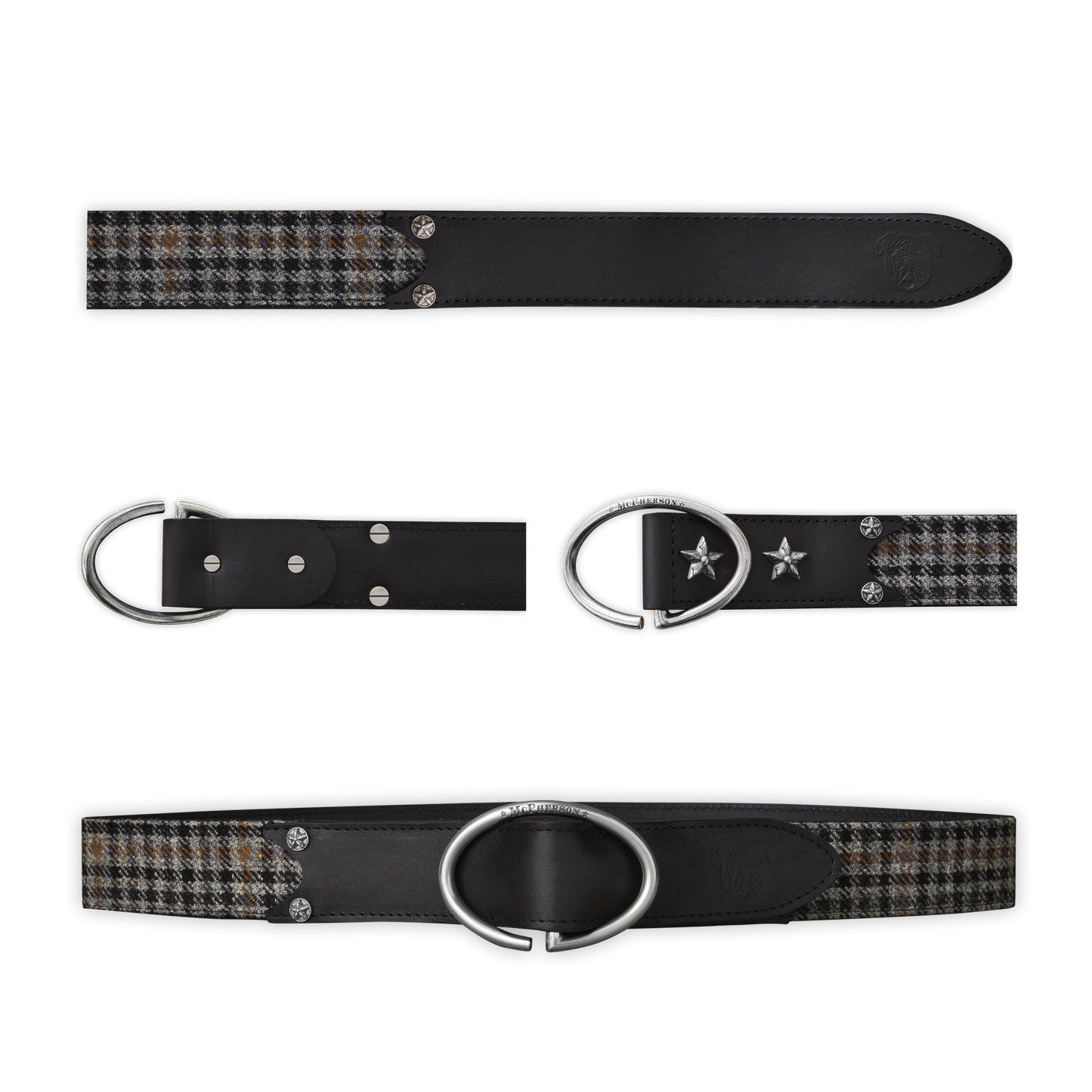 Rufus Elliptic Scottish Wool Plaid-Kirkton Grey Tweed