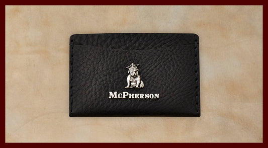 Kyle Black Leather Card Wallet
