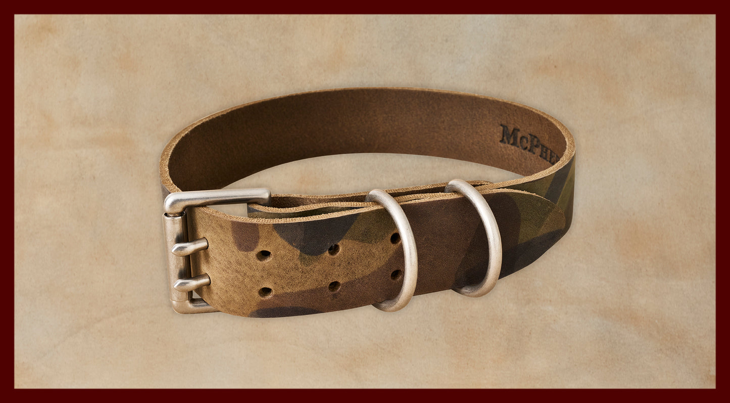 Old Boy Camouflage Dog Collar-Large