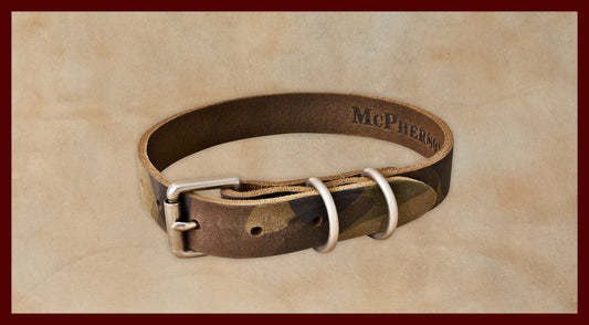 Old Boy Camouflage Dog Collar-Medium