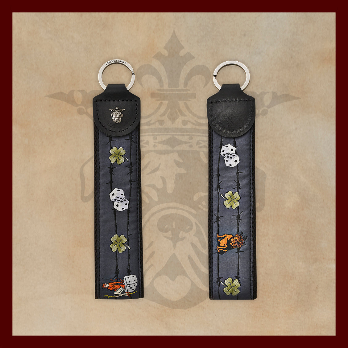 Porter Novelty She Devil Pattern Key Fob