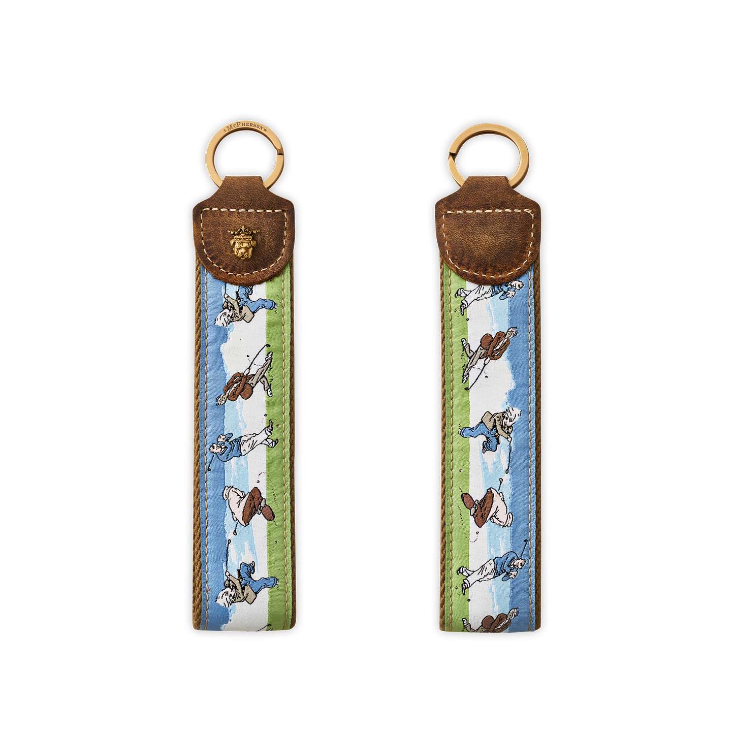 Porter Key Fob Woven Jacquard-Release the Kraken