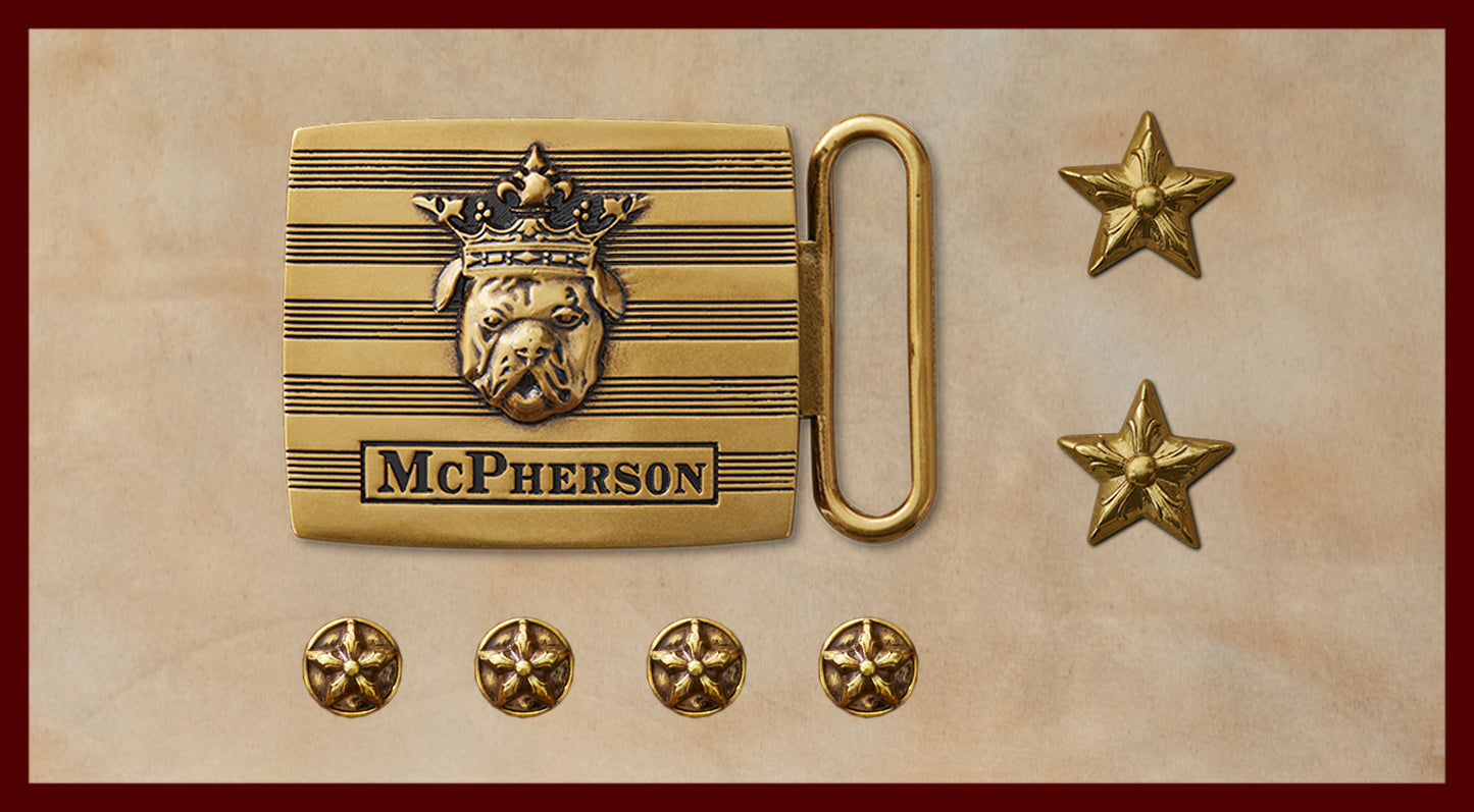 Tug's Gold Engineer Buckle Set