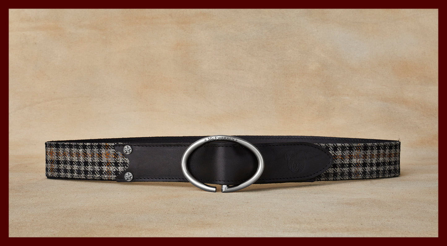 Rufus Elliptic Scottish Wool Plaid-Kirkton Grey Tweed