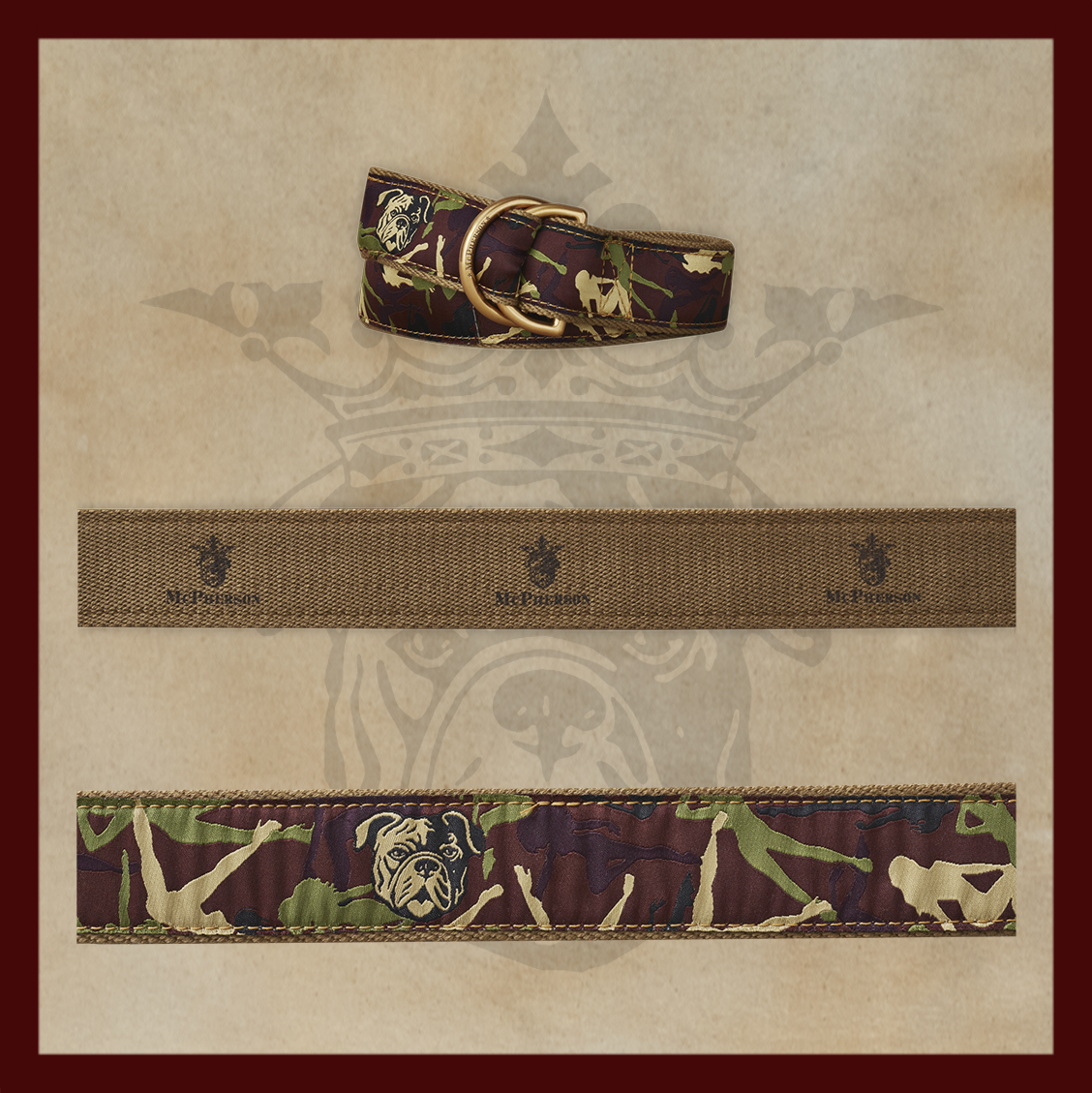 Sarge Camo Girl Novelty Pattern D-Ring Belt