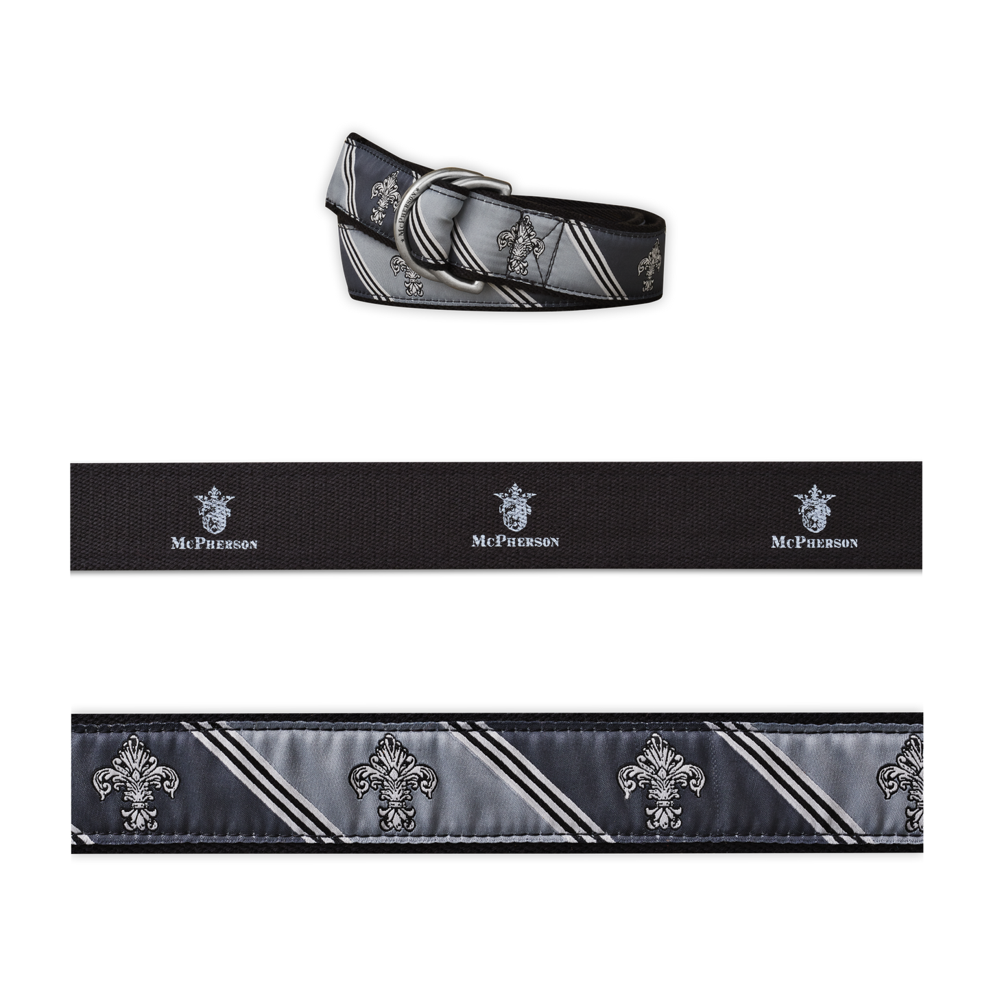 Sarge DD Belt Woven Jacquard-Fleur De Lis