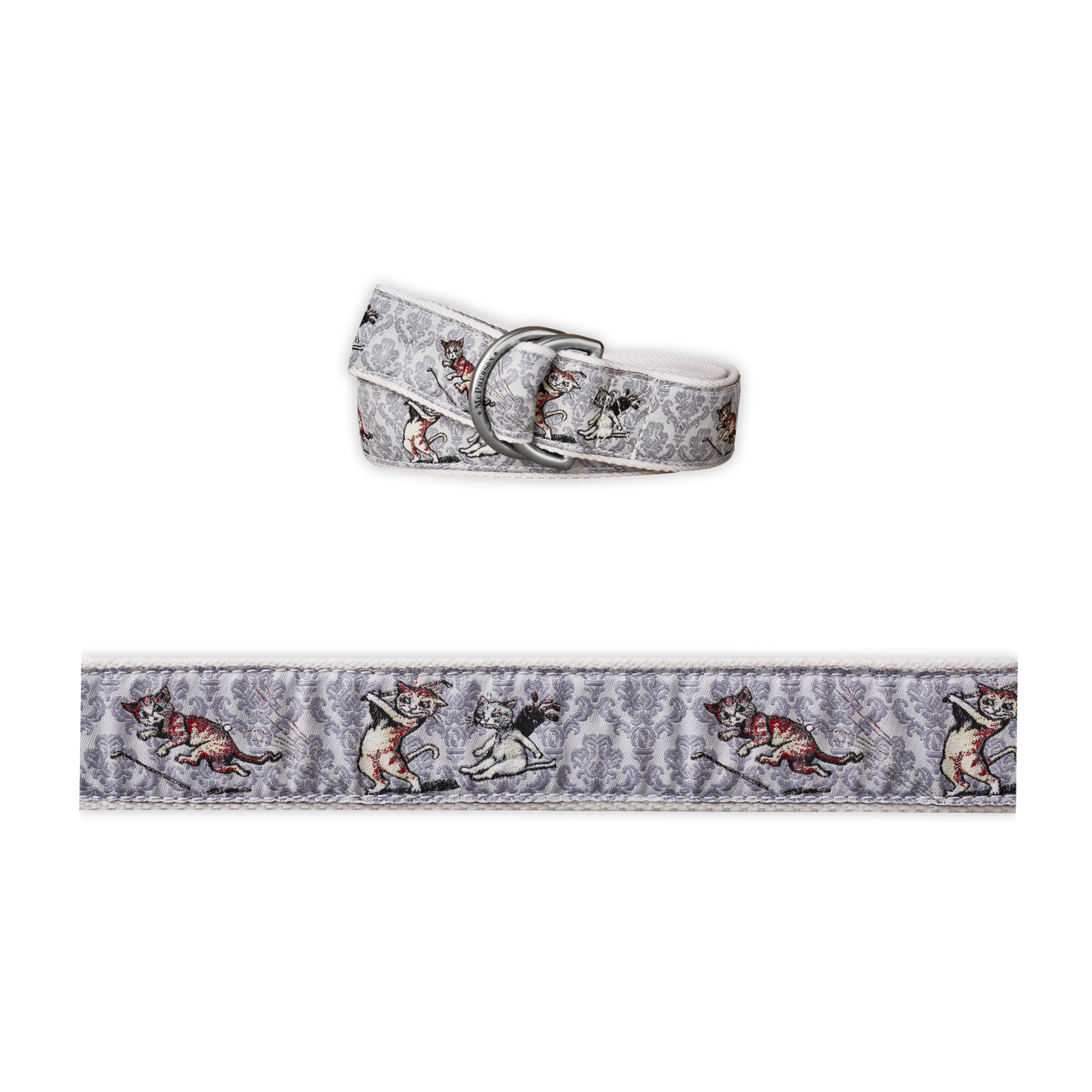 Sarge DD Belt Woven Jacquard-Golfing Cats
