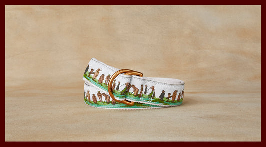 Sarge North Berwick Novelty Pattern D-Ring Belt