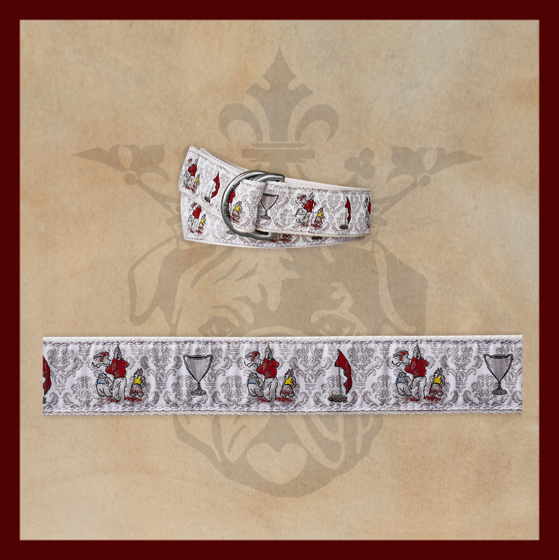 Sarge Seamus McPherson Novelty Pattern D-Ring Belt