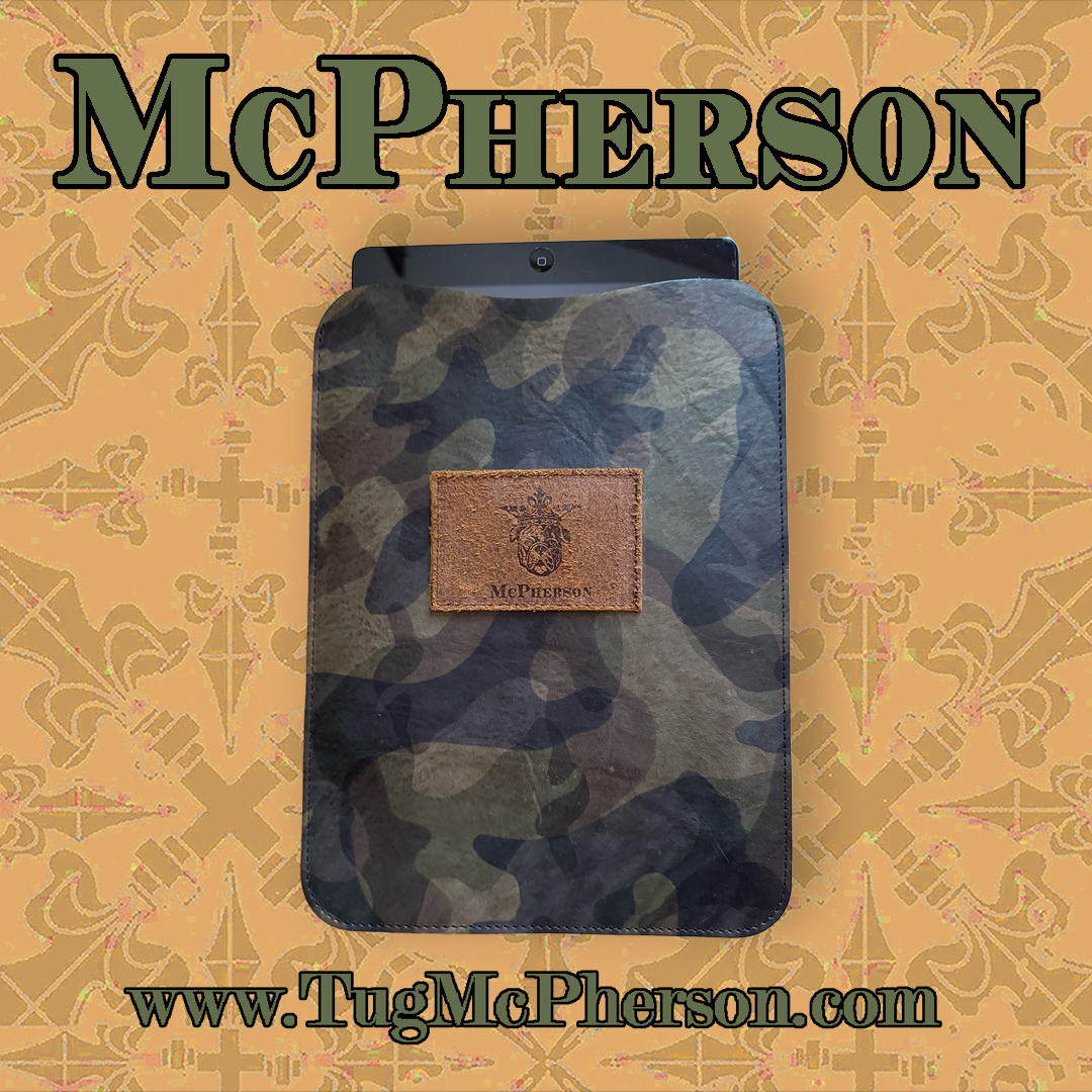 Bronson Camouflage Leather iPad Case