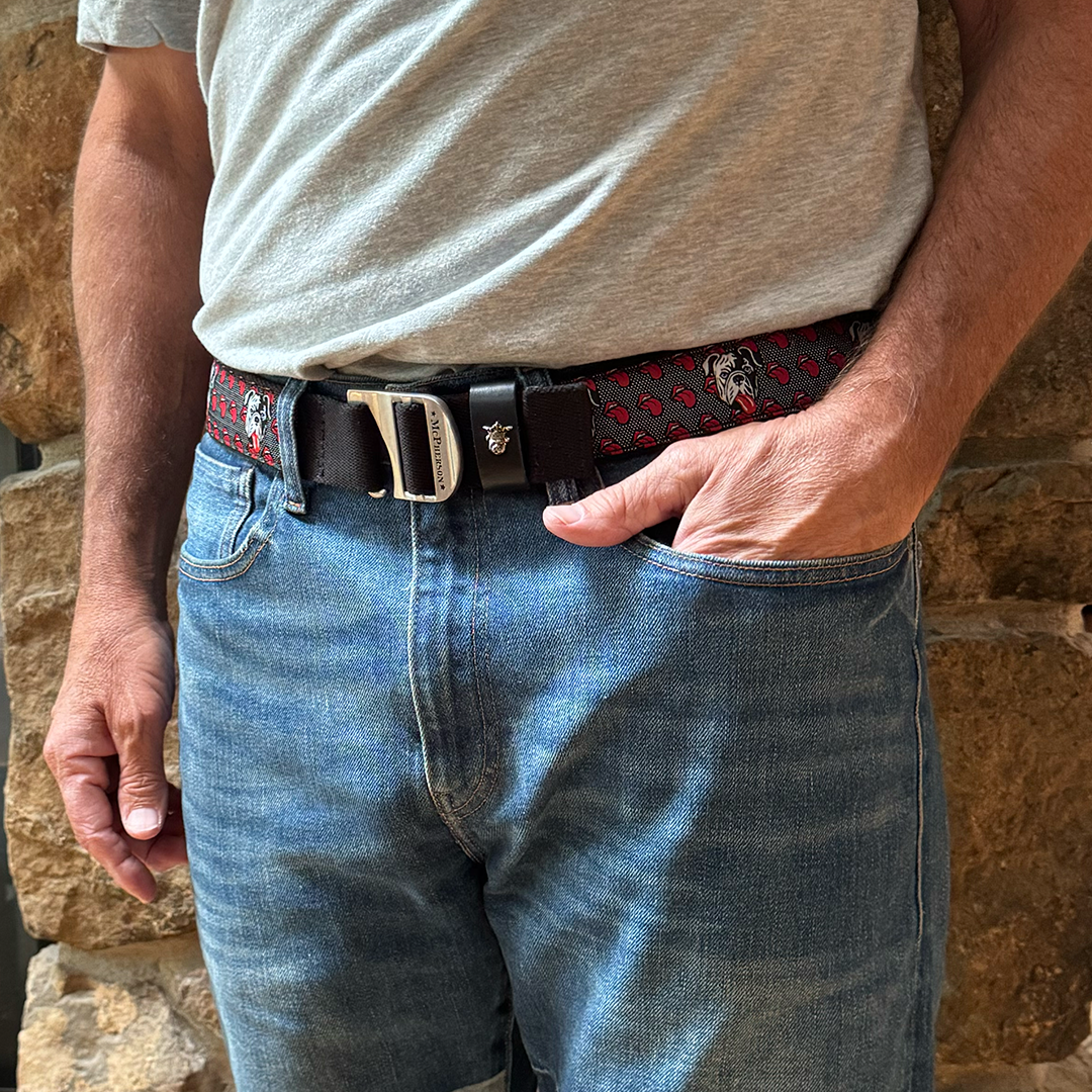 Tank Novelty Honky Tonk Dog Pattern Webbed Utility Belt