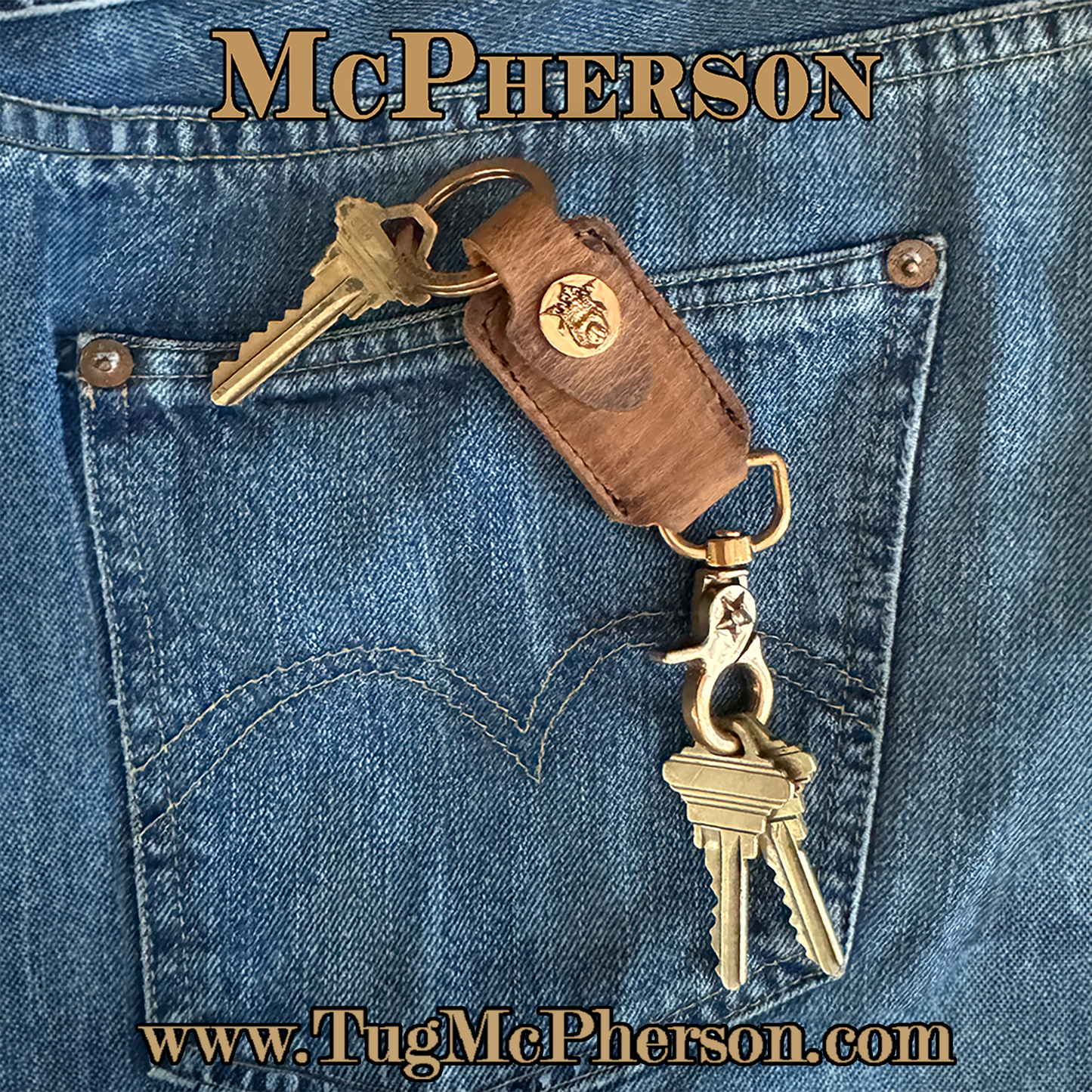 Tilman Chestnut Valet Key Clip
