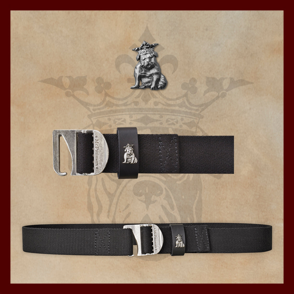 Tank Black Webbing Utility Belt
