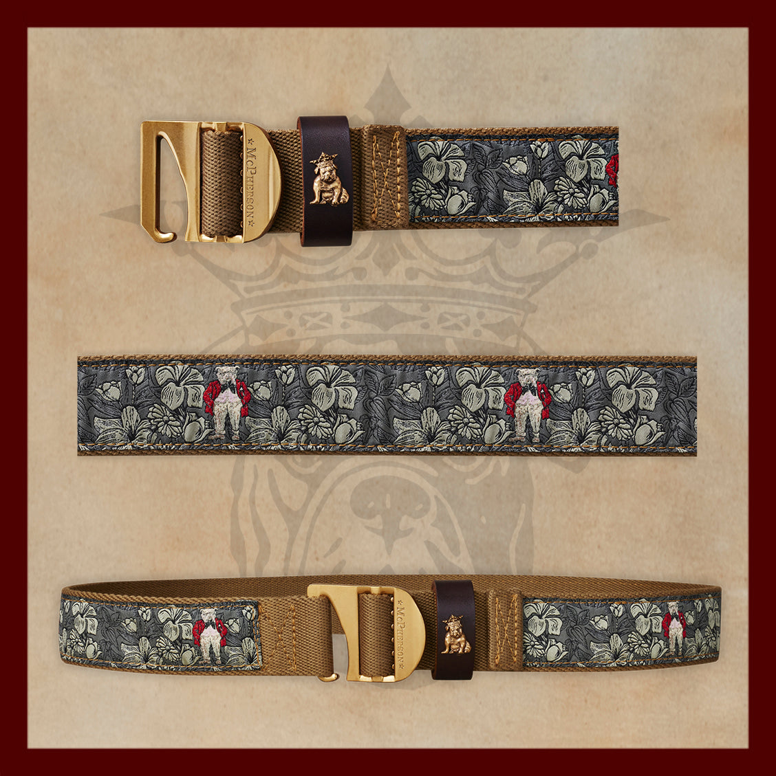 Tank Novelty Duke McPherson Pattern Webbed Utility Belt