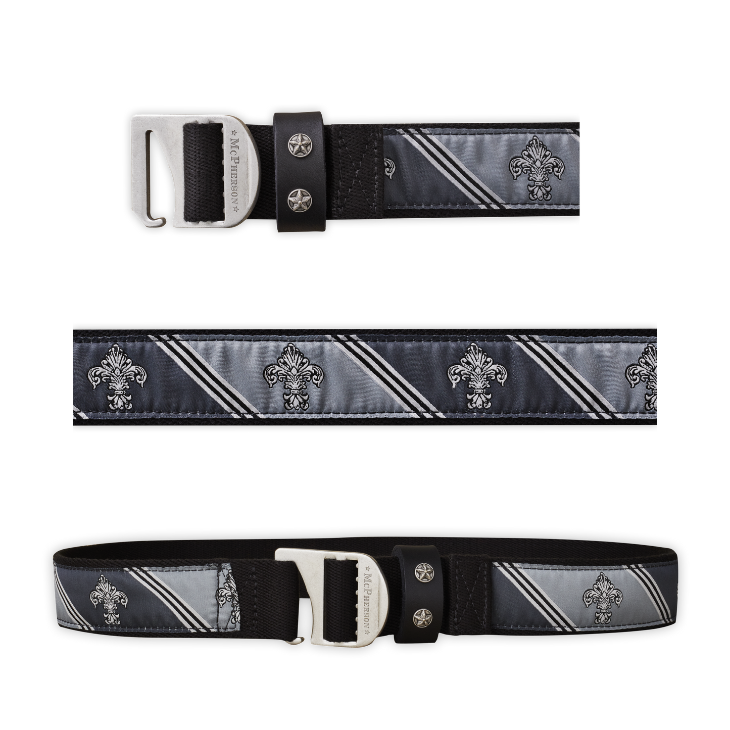 Tank Utility Belt Woven Jacquard-Fleur De Lis