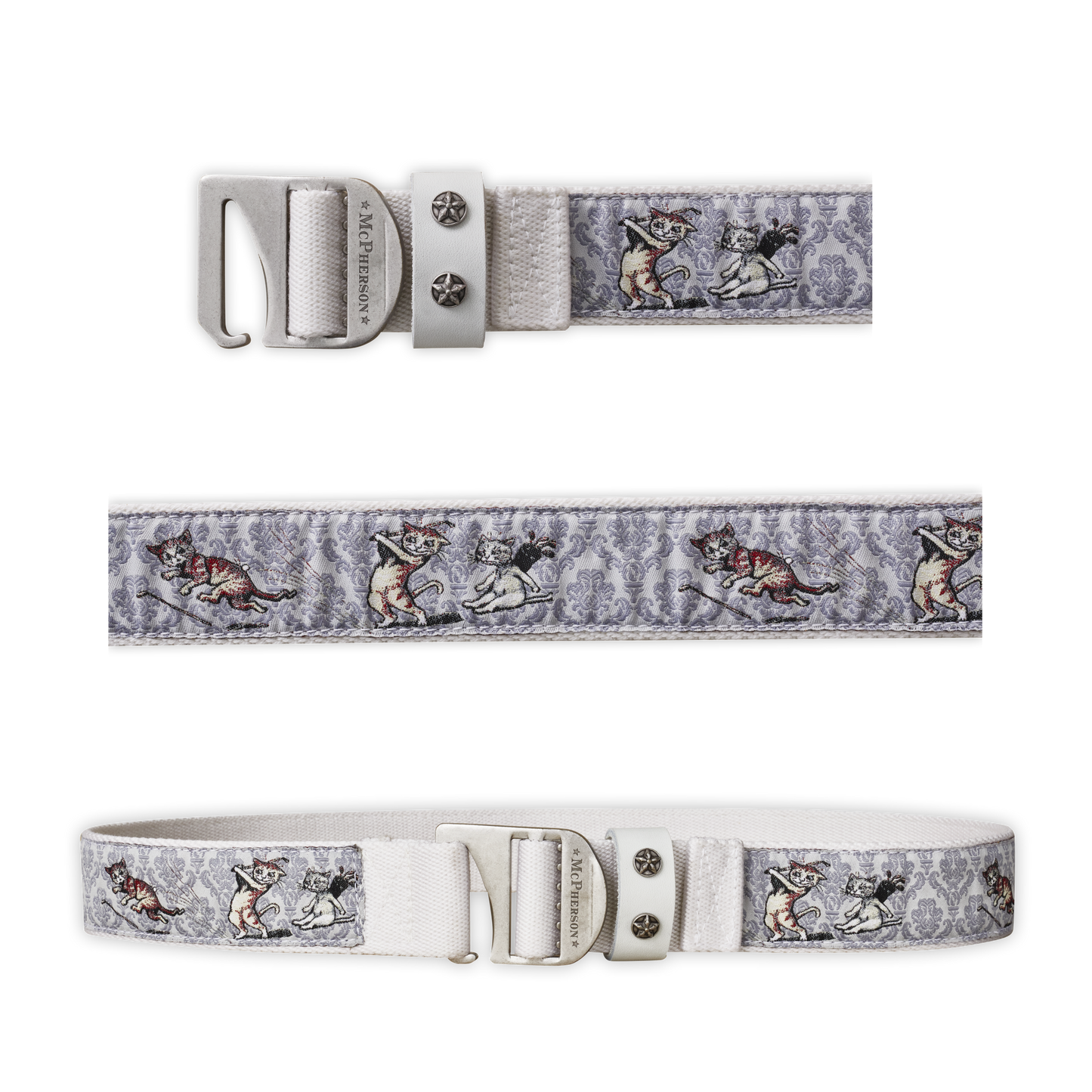 Tank Utility Belt Woven Jacquard-Golfing Cats