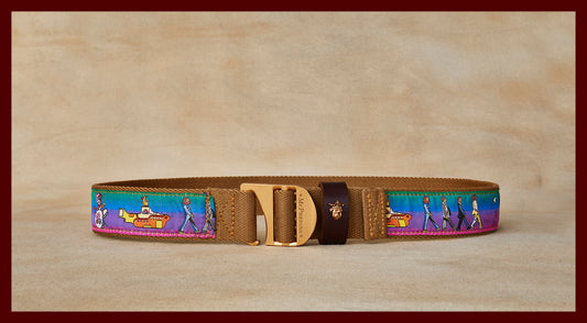 Tank Novelty Hey Tug Pattern Webbed Utility Belt
