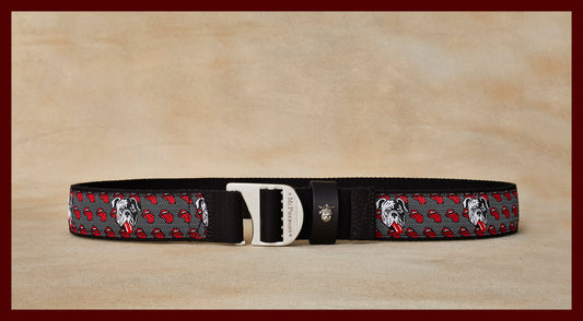 Tank Novelty Honky Tonk Dog Pattern Webbed Utility Belt