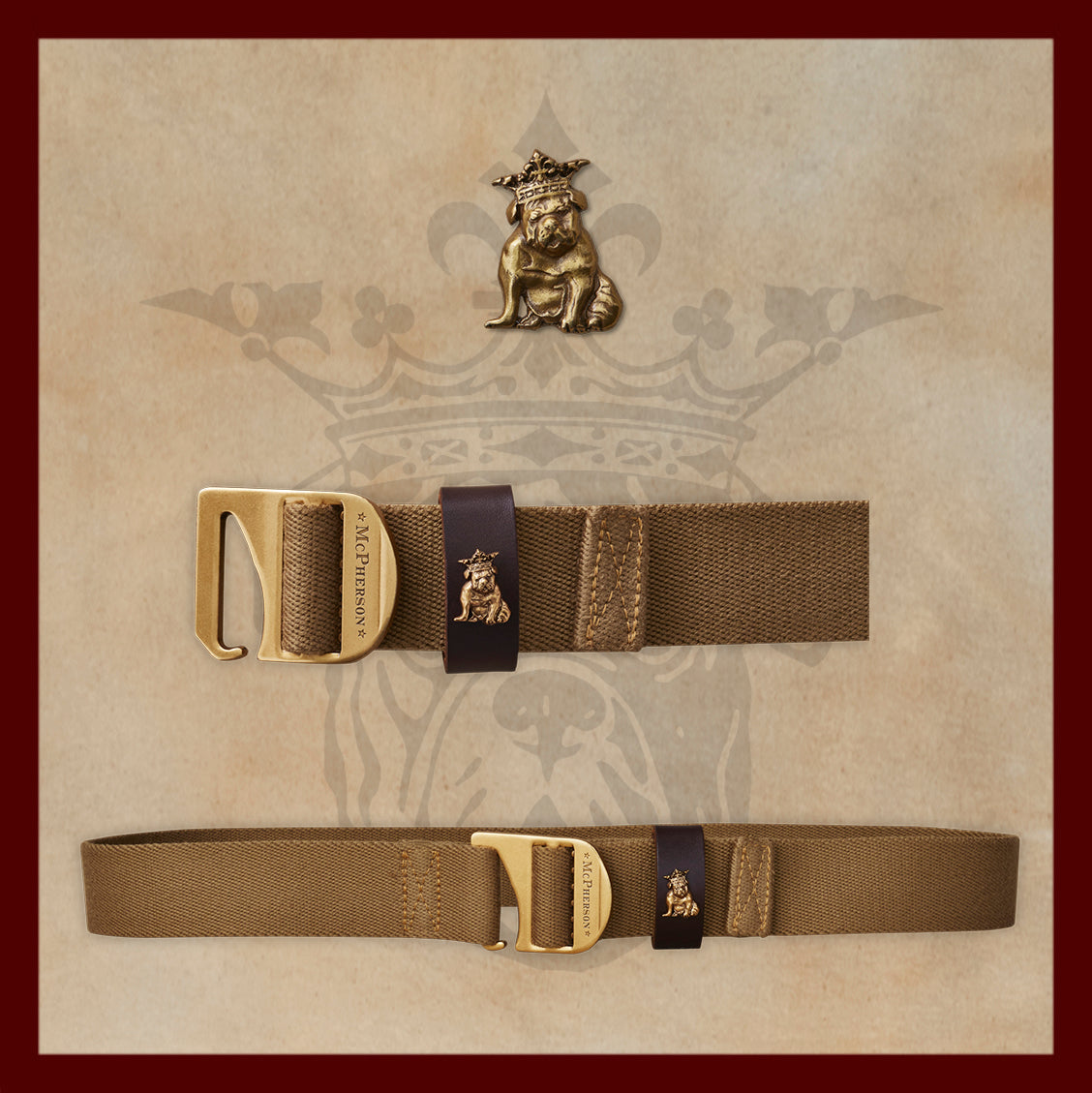 Tank Khaki Webbing Utility Belt