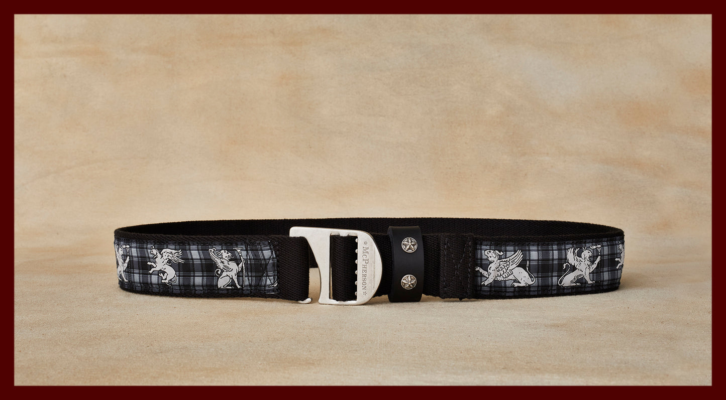 Tank Novelty Regal Icon Pattern Webbed Utility Belt