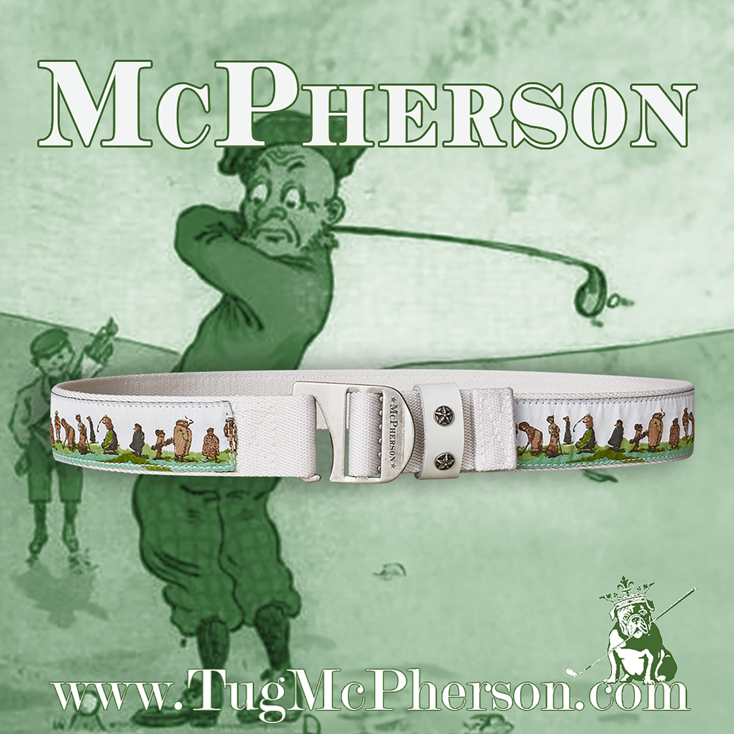 Sarge North Berwick Novelty Pattern D-Ring Belt