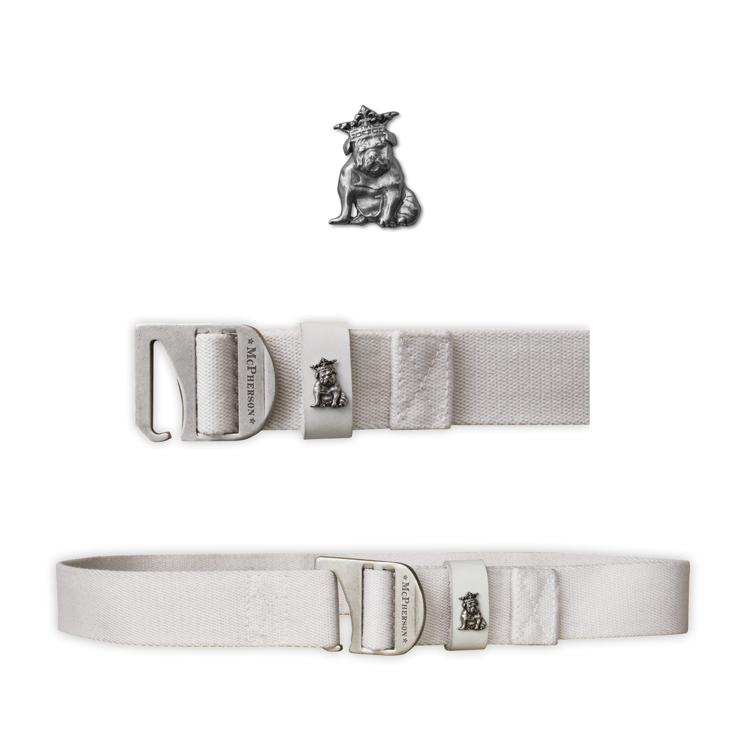Tank Utility Belt Custom Webbing-White