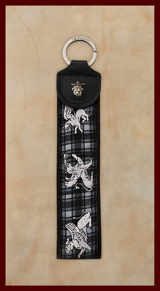 Porter Novelty Regal Icon Pattern Key Fob
