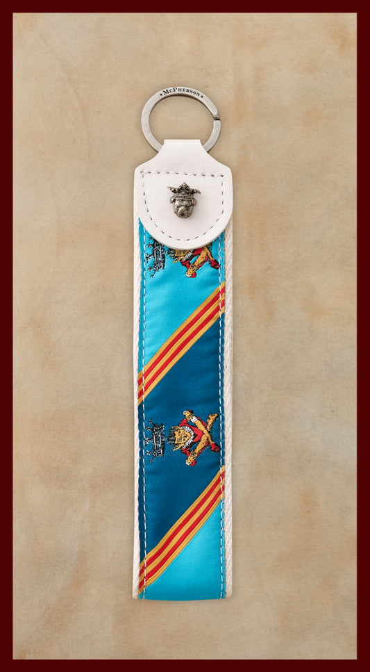 Porter Novelty Royal Jester Pattern Key Fob