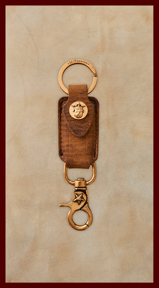 Tilman Chestnut Valet Key Clip