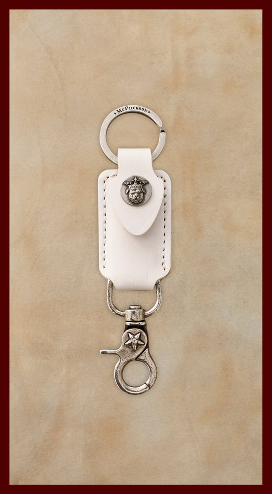 Tilman White Valet Key Clip