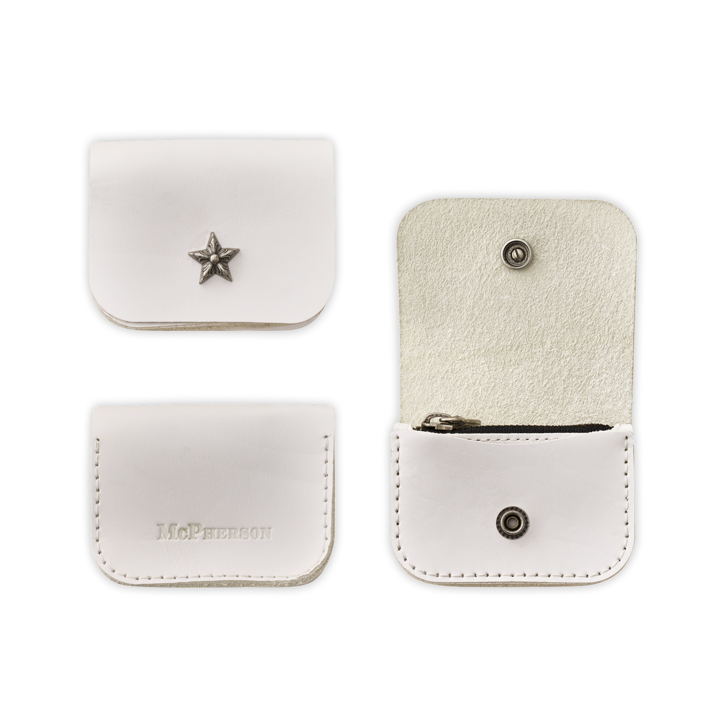 Winston Purse Vegetable Tanned Cowhide-White