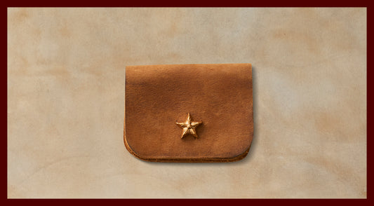 Winston Chestnut Leather Coin Purse