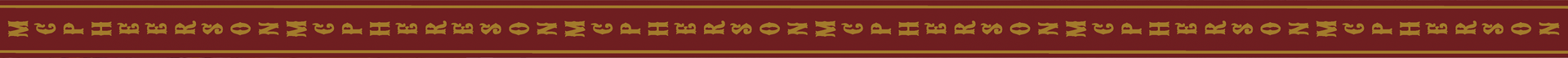 McPherson divider banner