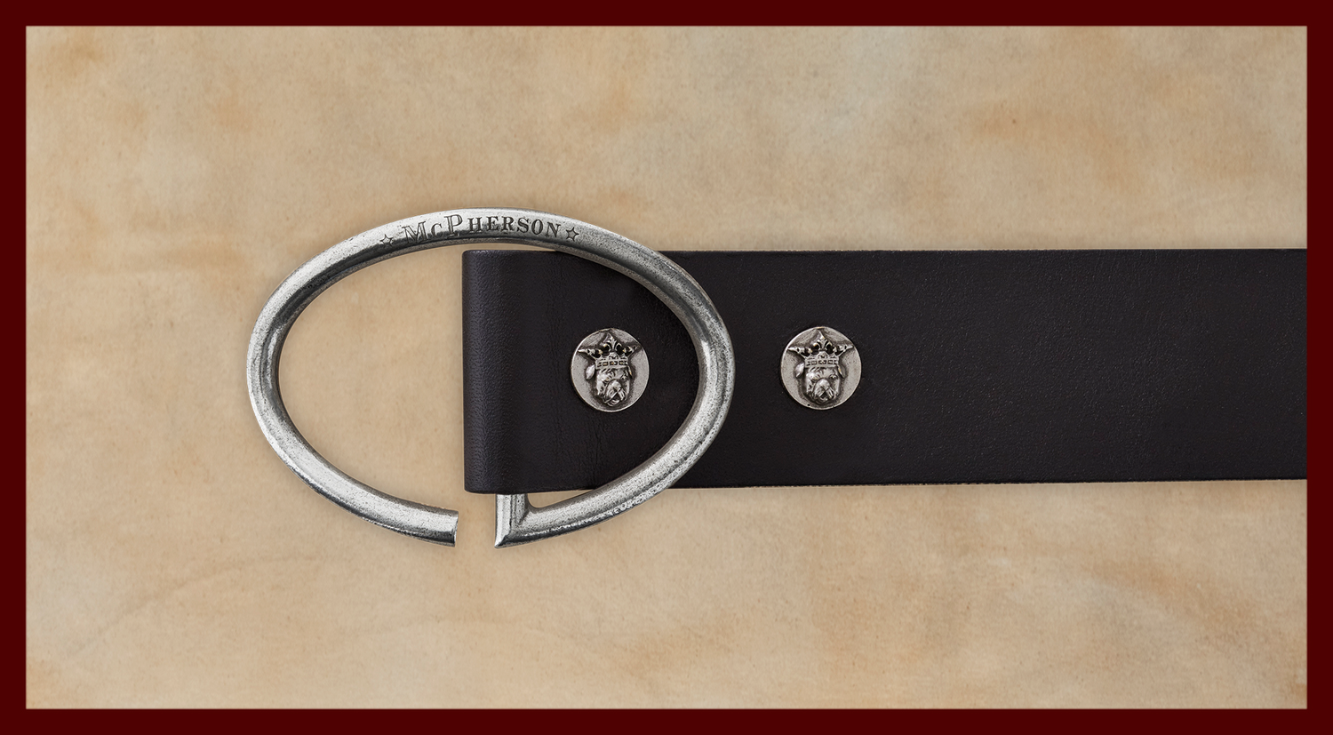 Rufus Elliptic Buckle Belt