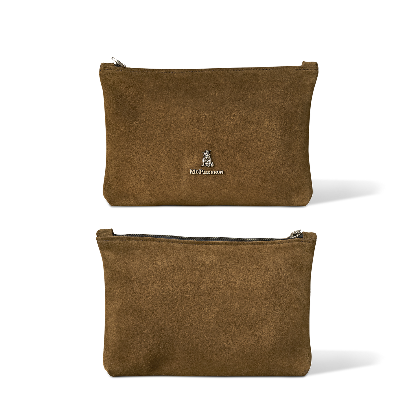 Axel Cable and Valuables Pouch Calfskin Suede-Chestnut