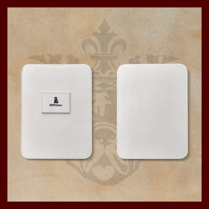Bronson White Leather iPad Case