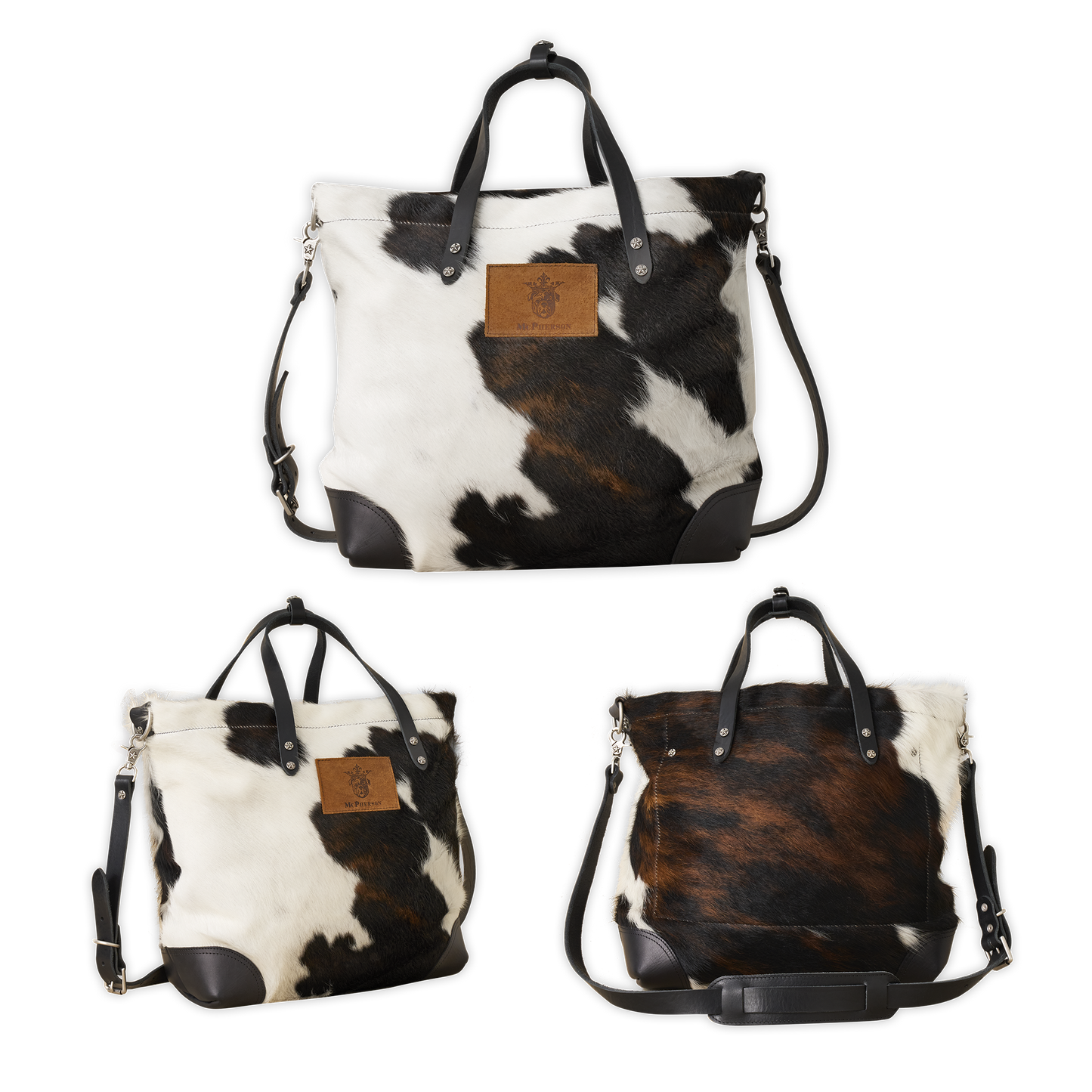 Daisy Ranch Hand Tote Hair-On Cowhide-Mustang