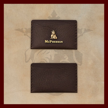 Kyle Dark Brown Leather Card Wallet