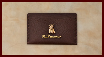 Kyle Dark Brown Leather Card Wallet