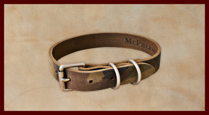 Old Boy Camouflage Dog Collar-Medium
