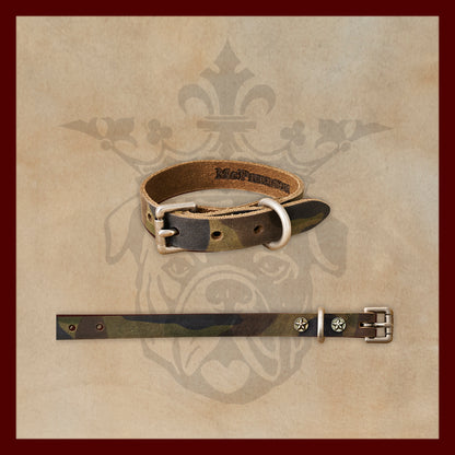 Old Boy Camouflage Dog Collar-Small