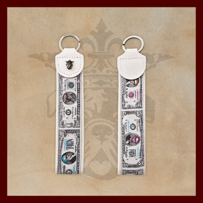 Porter Novelty Funny Money Pattern Key Fob