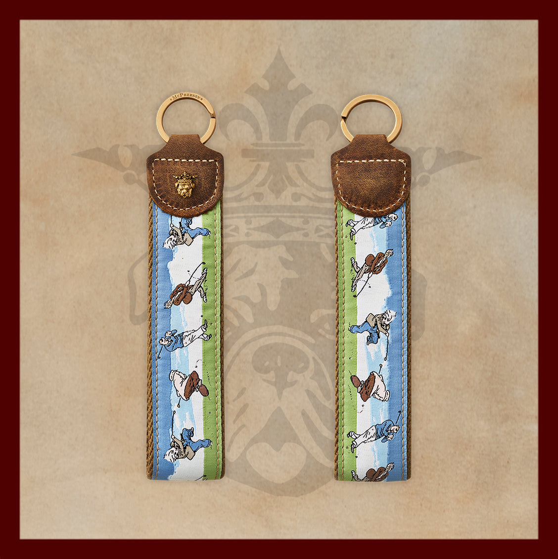 Porter Novelty Release the Kraken Pattern Key Fob