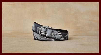 Sarge Fleur De Lis Novelty Pattern D-Ring Belt