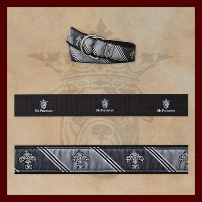 Sarge Fleur De Lis Novelty Pattern D-Ring Belt