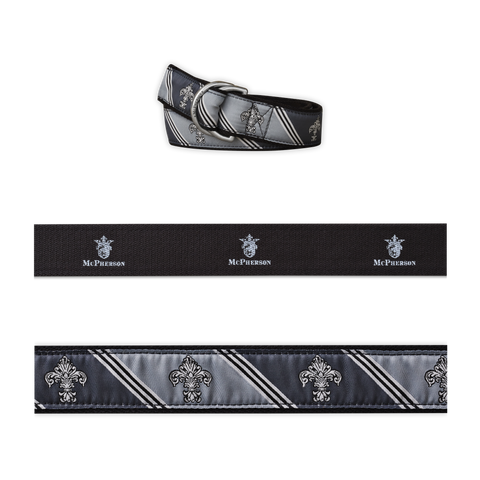 Sarge DD Belt Woven Jacquard-Fleur De Lis