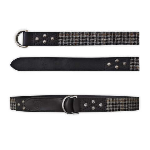 Otis DD Belt Scottish Wool Plaid-Kirkton Grey Tweed