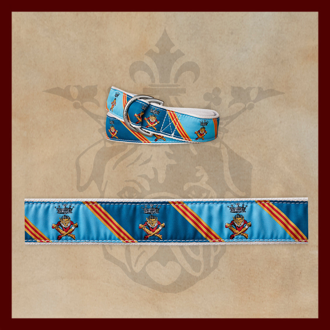 Sarge Royal Jester Novelty Pattern D-Ring Belt